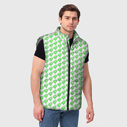 Мужской жилет Мозговые слизни, цвет: 3D-светло-серый — фото 2