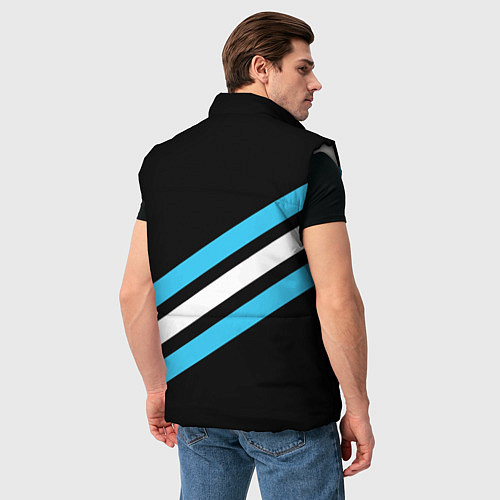 Мужской жилет Сборная Аргентины / 3D-Светло-серый – фото 4