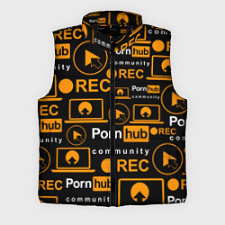 Мужской жилет PORNHUB ПОРНХАБ УЗОР