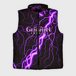 Мужской жилет GENSHIN IMPACT МОЛНИЯ НЕОН, цвет: 3D-красный