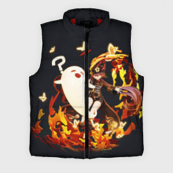 Мужской жилет GENSHIN IMPACT HU TAO, цвет: 3D-красный