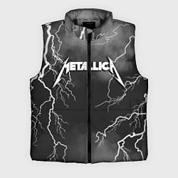 Мужской жилет METALLICA РАЗРЯД МОЛНИИ, цвет: 3D-черный