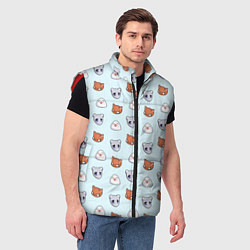 Мужской жилет Kyo, Yuki and Honda, цвет: 3D-красный — фото 2