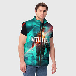 Мужской жилет Баттлфилд 2042, цвет: 3D-красный — фото 2