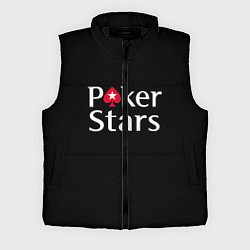 Мужской жилет Poker Stars, цвет: 3D-черный