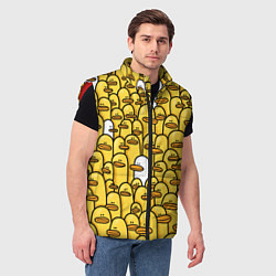 Мужской жилет Утки, цвет: 3D-красный — фото 2