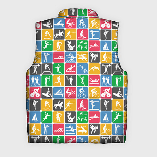 Мужской жилет СПОРТ / 3D-Красный – фото 2