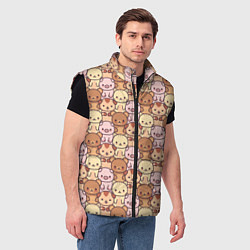 Мужской жилет Animals, цвет: 3D-черный — фото 2