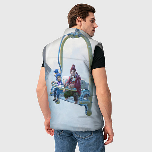 Мужской жилет It Takes Two Коди и Мэй / 3D-Светло-серый – фото 4