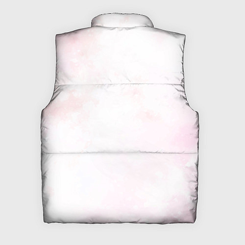 Мужской жилет Девушка цветы акварель / 3D-Красный – фото 2