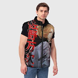 Мужской жилет Токийские мстители, цвет: 3D-черный — фото 2