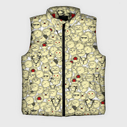 Мужской жилет Пельмени, цвет: 3D-красный