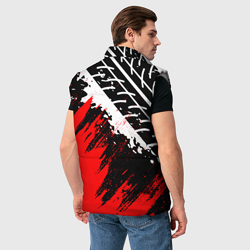 Мужской жилет CFmoto СФ мото RED STYLE / 3D-Светло-серый – фото 4