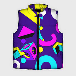 Мужской жилет Геометрические фигуры, цвет: 3D-светло-серый