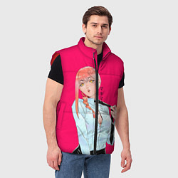 Мужской жилет Охотница на демонов Макима Chainsaw Man Makima, цвет: 3D-красный — фото 2
