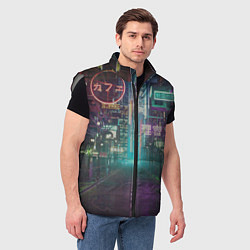 Мужской жилет Neon Tokyo, цвет: 3D-светло-серый — фото 2