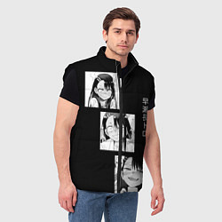 Мужской жилет Нагаторо Манга, цвет: 3D-черный — фото 2