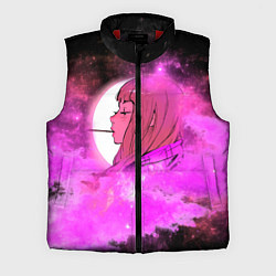 Мужской жилет Аниме Девушка Розовый Космос, цвет: 3D-красный