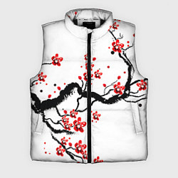 Мужской жилет САКУРА ЦВЕТЁТ И БЛАГАУХАЕТ