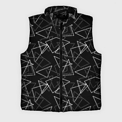 Мужской жилет Черно-белый геометрический