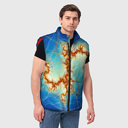 Мужской жилет Абстрактное представление, цвет: 3D-красный — фото 2