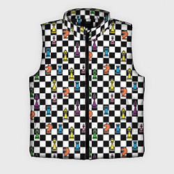 Мужской жилет Яркая шахматная доска