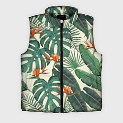 Мужской жилет Тропический паттерн