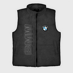 Мужской жилет BMW LOGO AND INSCRIPTION, цвет: 3D-черный