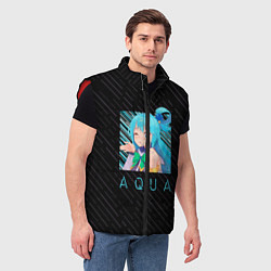 Мужской жилет Аква Aqua Коносуба KonoSuba, цвет: 3D-красный — фото 2