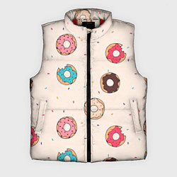 Мужской жилет Кусанные пончики, цвет: 3D-красный