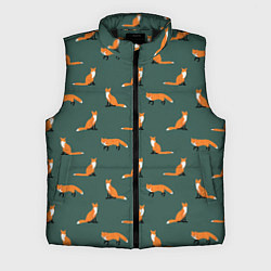 Мужской жилет Лисы паттерн, цвет: 3D-черный