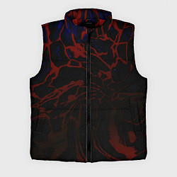 Мужской жилет Извержение Вулкана Лава, цвет: 3D-красный