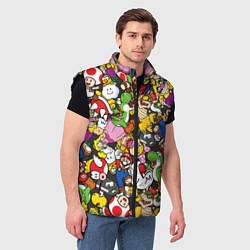 Мужской жилет Mario ALLSTARS, цвет: 3D-черный — фото 2