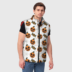 Мужской жилет Patern Halloween 26, цвет: 3D-красный — фото 2