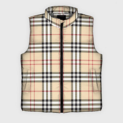 Мужской жилет Клетчатый принт в стиле Burberry