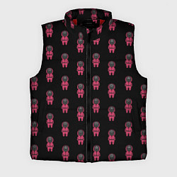 Мужской жилет ФИГУРКИ СТРАЖЕЙ ИГРА В КАЛЬМАРА, цвет: 3D-красный
