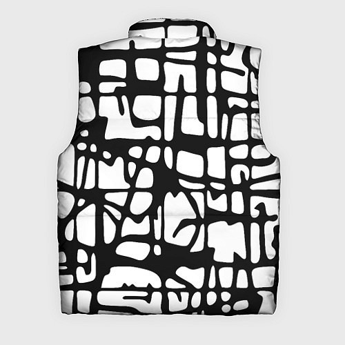 Мужской жилет Черно-Белый мотив Cantabrigiensia, подходящий для / 3D-Красный – фото 2