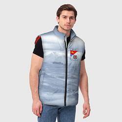 Мужской жилет Оротукан Без текста, цвет: 3D-красный — фото 2