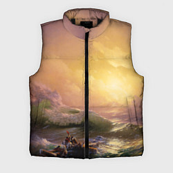 Мужской жилет Шторм в море девятый вал