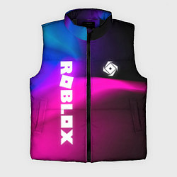 Мужской жилет Роблокс лого х эмблема, цвет: 3D-черный