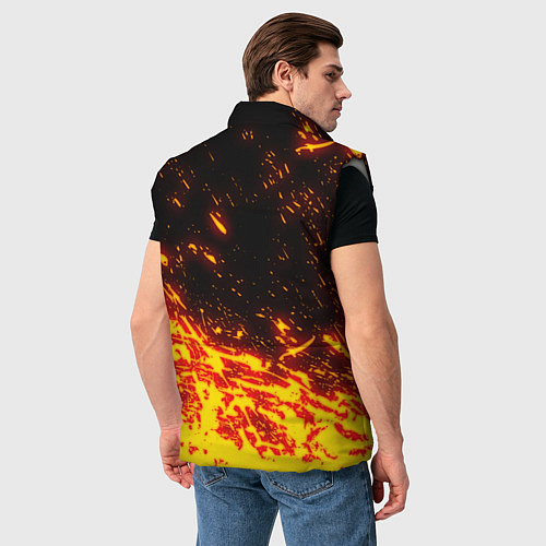 Мужской жилет БЕРСЕРК ОГНЕННОЕ КЛЕЙМО / 3D-Светло-серый – фото 4