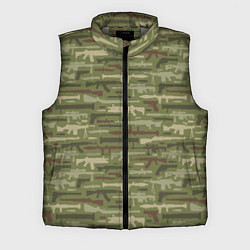 Мужской жилет Оружие камуфляж, цвет: 3D-светло-серый