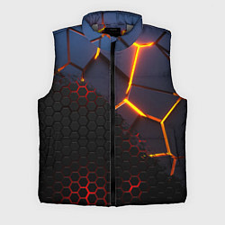 Мужской жилет 3D РАЗЛОМ И СТАЛЬНАЯ БРОНЯ ПОПУЛЯРНЫЕ ТЕКСТУРЫ