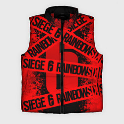 Мужской жилет Rainbow Six Siege: Опасно для жизни, цвет: 3D-красный
