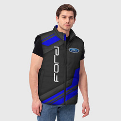 Мужской жилет Ford Форд авто, цвет: 3D-черный — фото 2