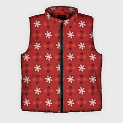 Мужской жилет Snowflakes, цвет: 3D-черный