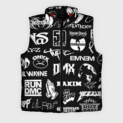 Мужской жилет RAP & HIP HOP LOGOS, цвет: 3D-красный