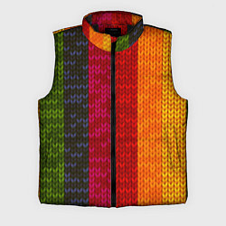 Мужской жилет Вязаная радуга