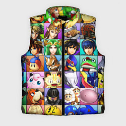 Мужской жилет SUPER SMASH ALL HEROES СУПЕР СМАШ БРОС, цвет: 3D-красный