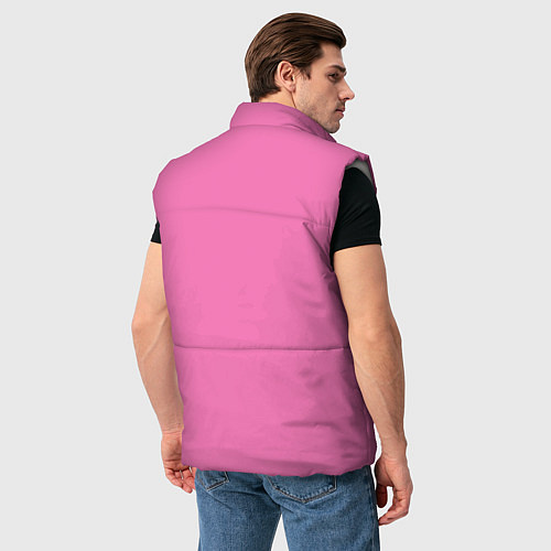 Мужской жилет Mr Beast Donut Pink edition / 3D-Светло-серый – фото 4
